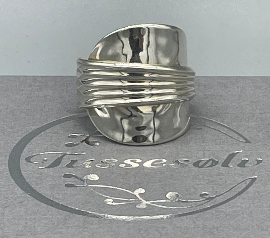 Arvesølv statement ring