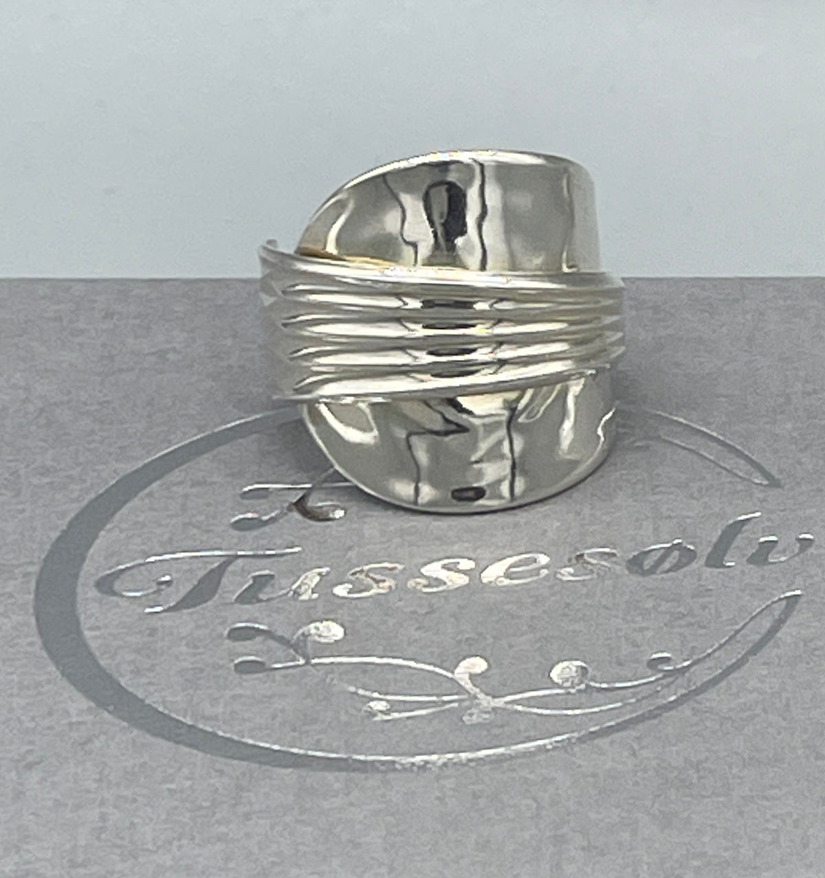 Arvesølv statement ring