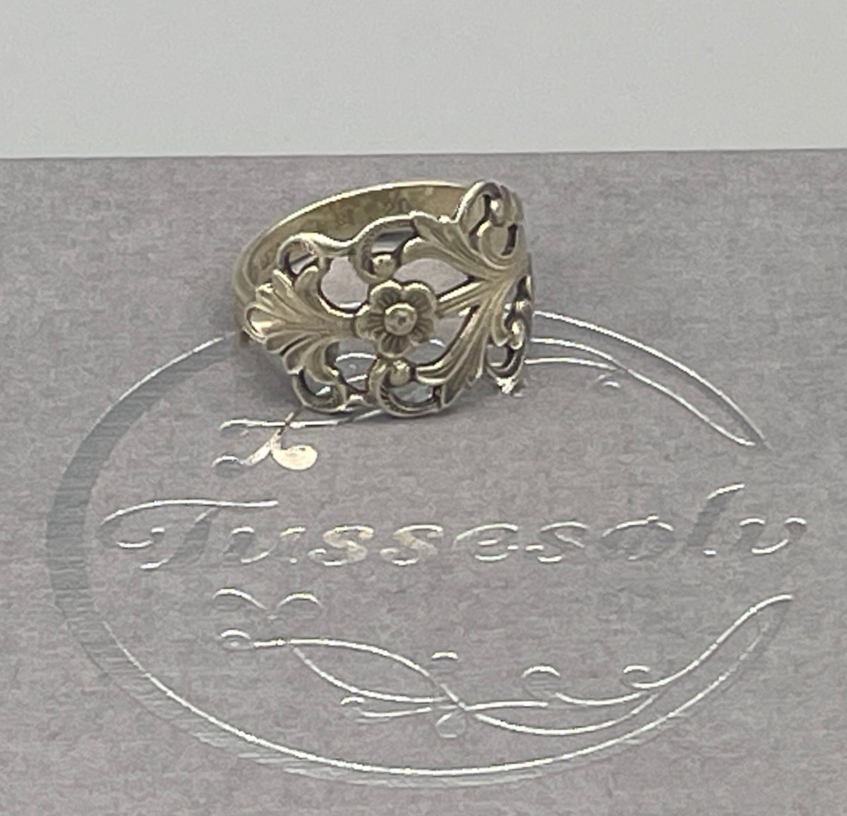 Viking Rose Ring, forgyllet