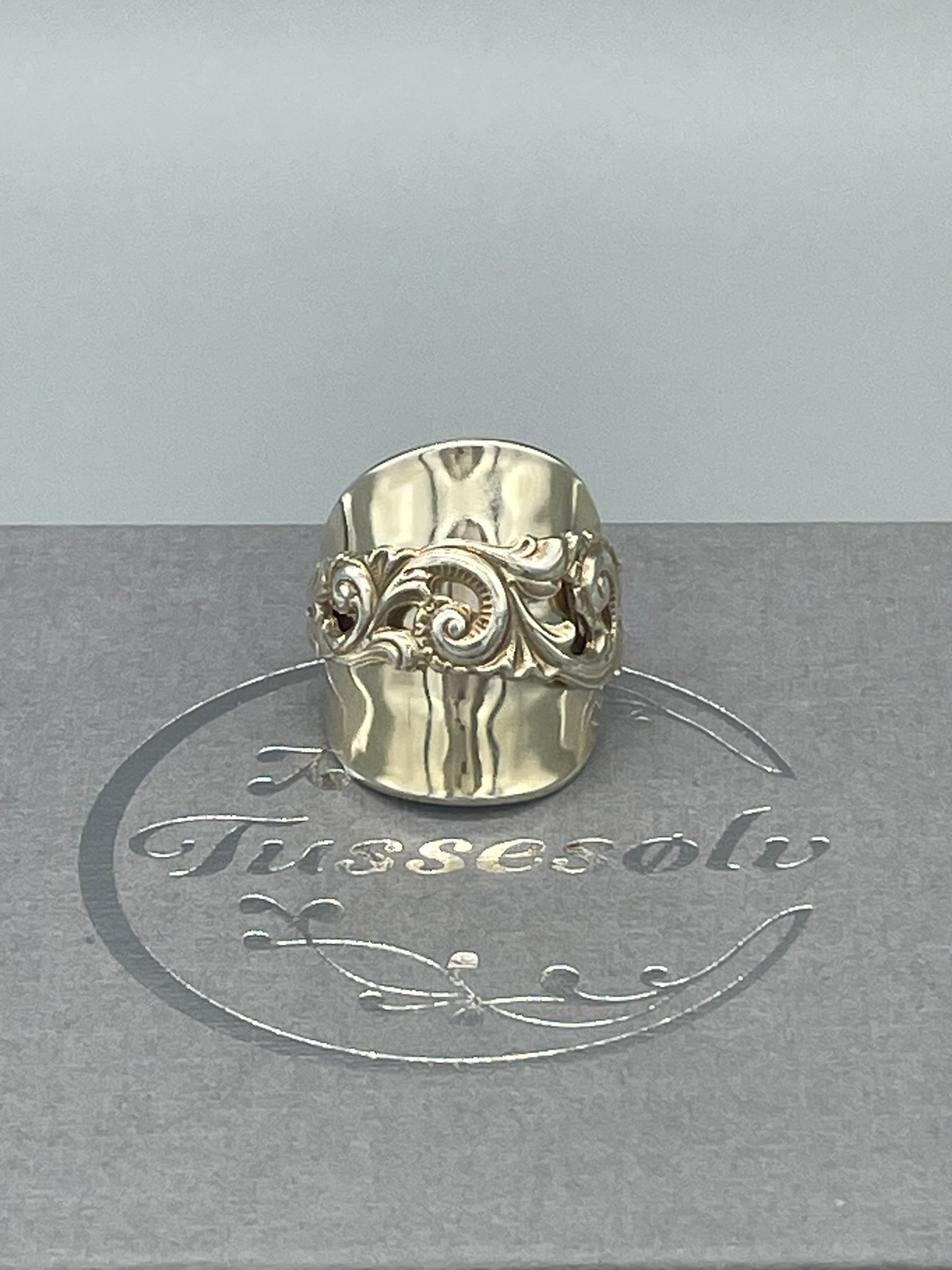 Telesølv, Statement Ring Forgyllet