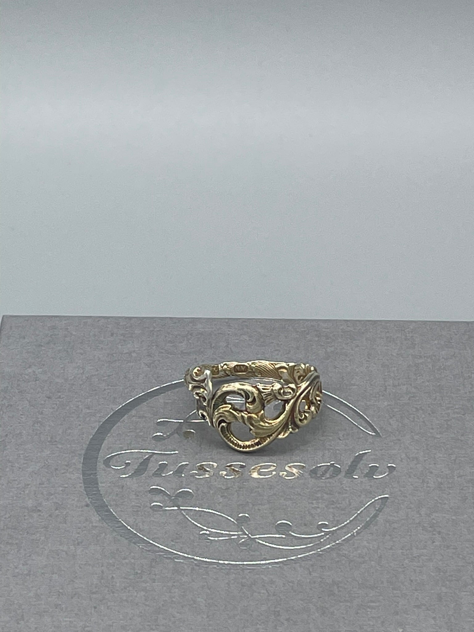 Dobbel Rokokko, Ring, Forgyllet