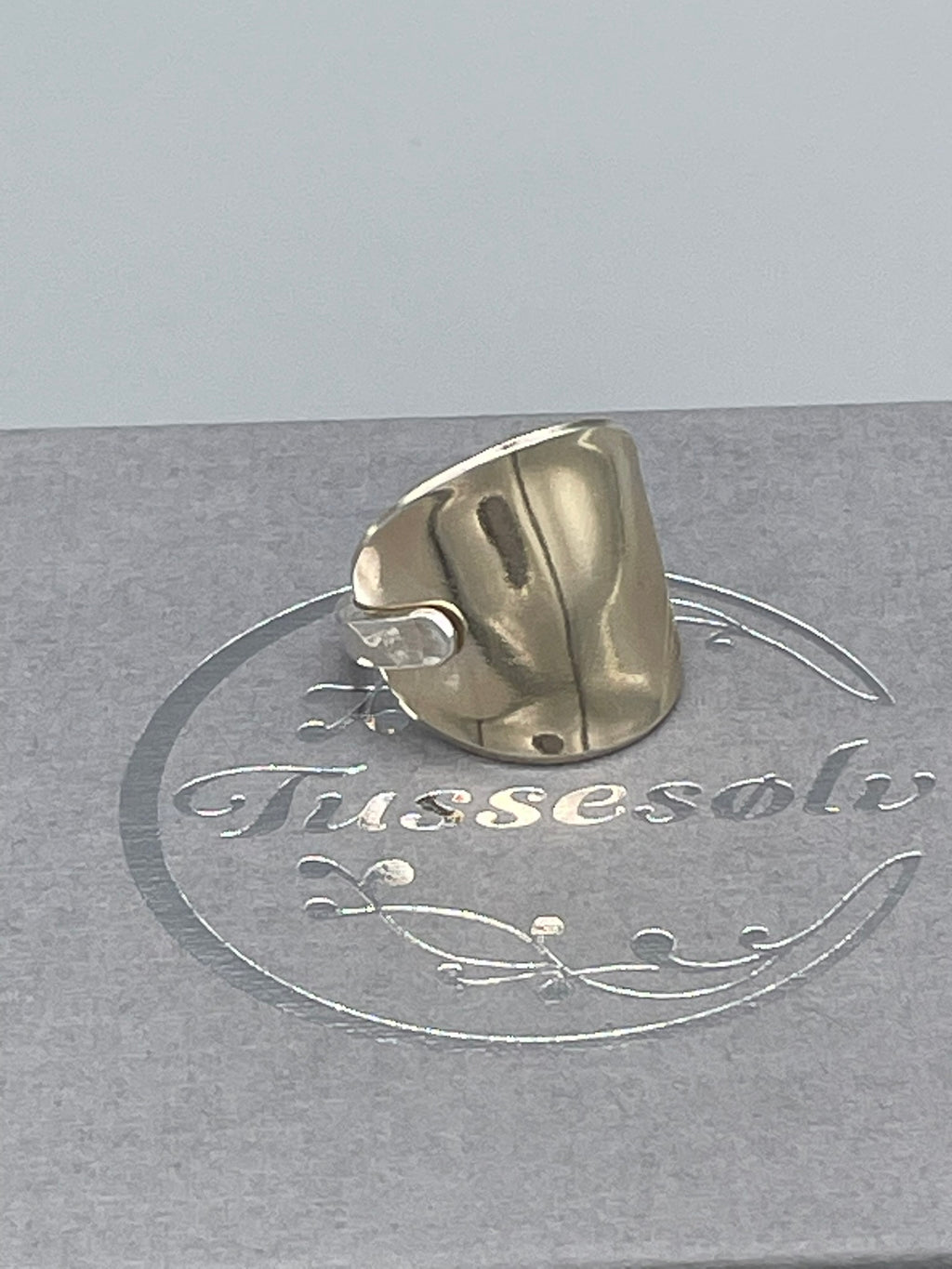 Ring av skjeskål, gull forgyllet